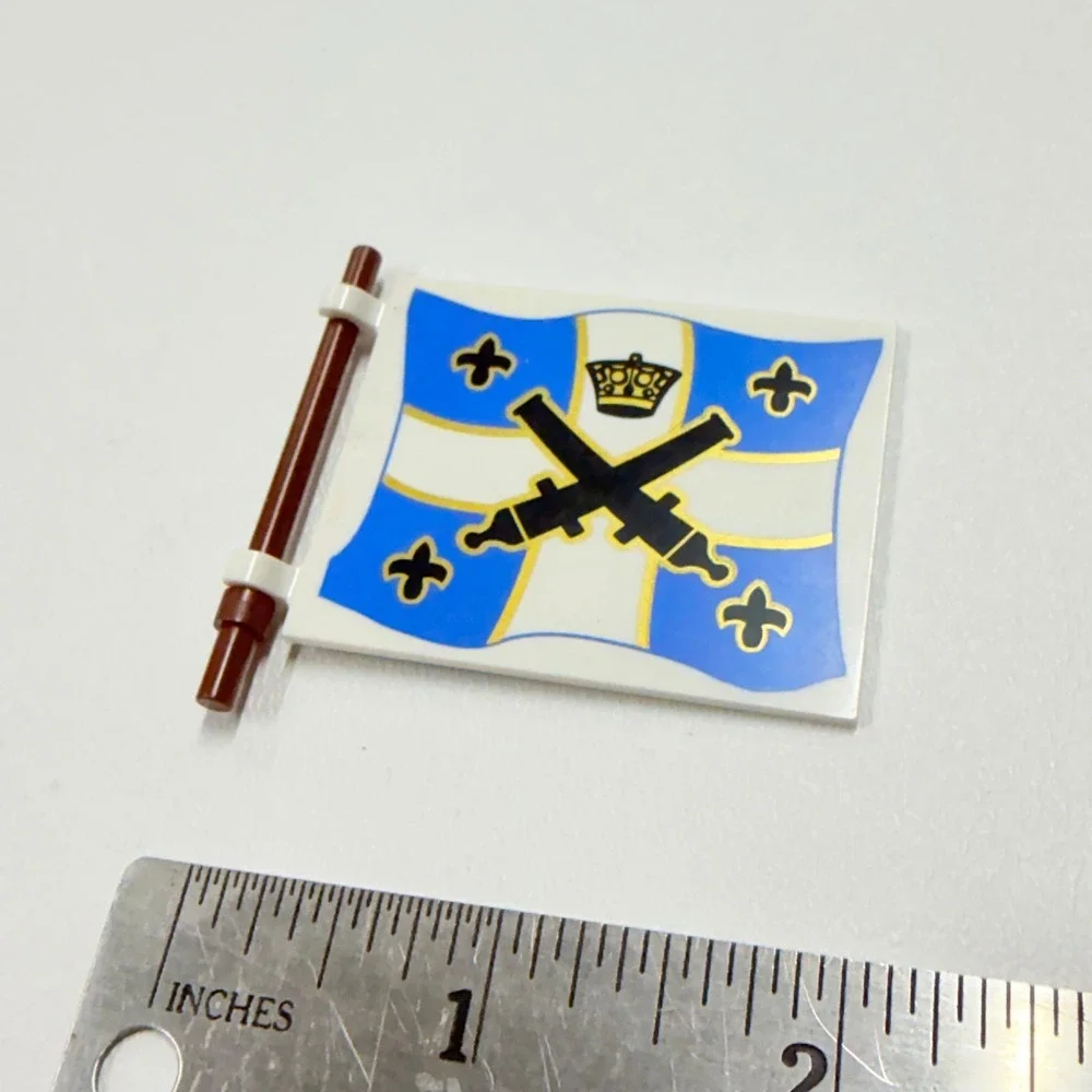 LEGO Pirates Imperial Soldiers Flag with Brown Flagpole Minifigure Accessory